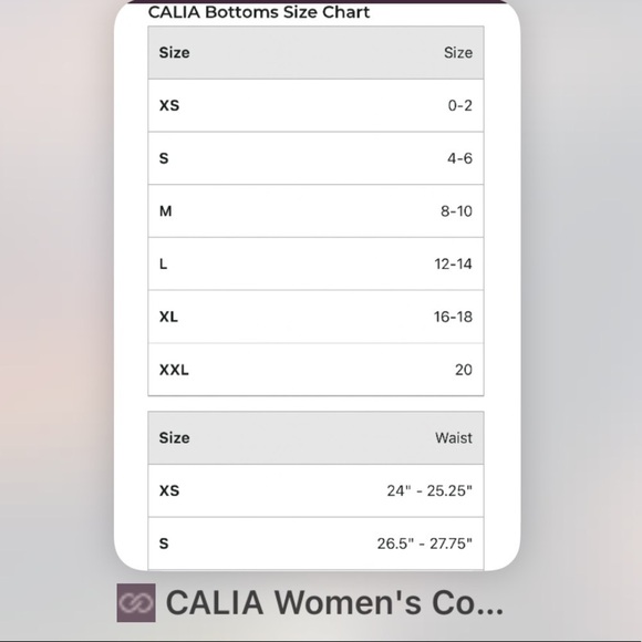 CALIA Women's Core Essential 7/8 Leggings in Faux Bois Cocoa Dreams Size… - Picture 4 of 10